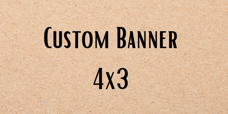 4x3 Banner
